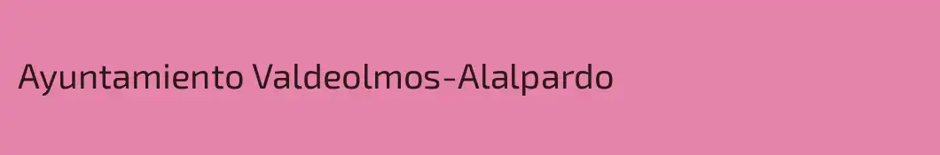 Ayuntamiento Valdeolmos-Alalpardo